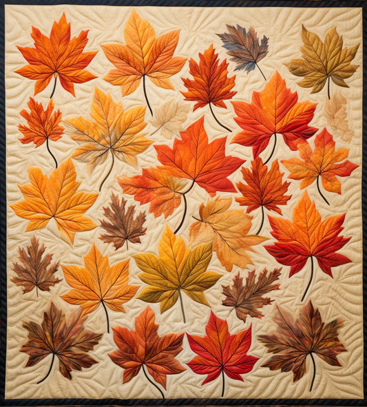 Autumn Leaves BL91123115 Quilt Blanket