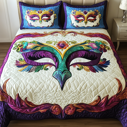 Mardi Gras DAI200125025 Quilt Bedding Set