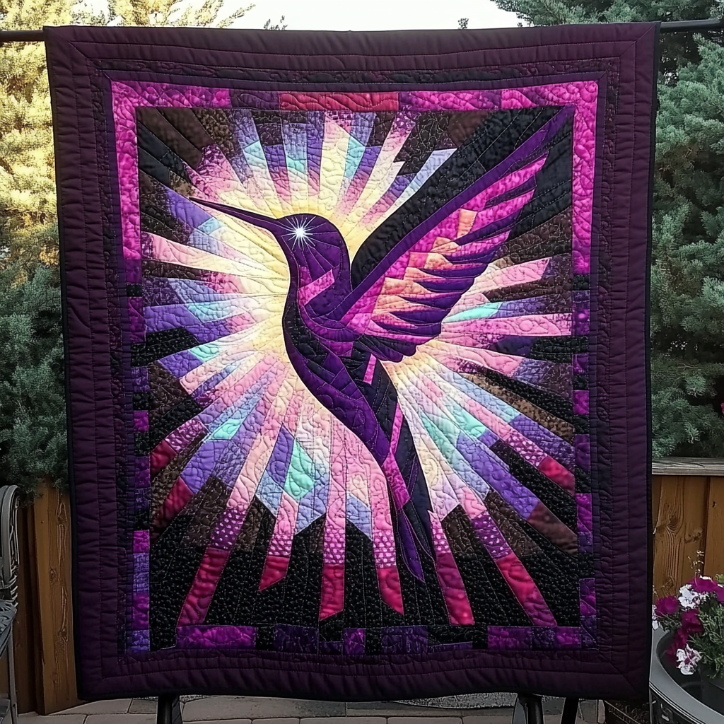 Hummingbird TAI041024494 Quilt Blanket