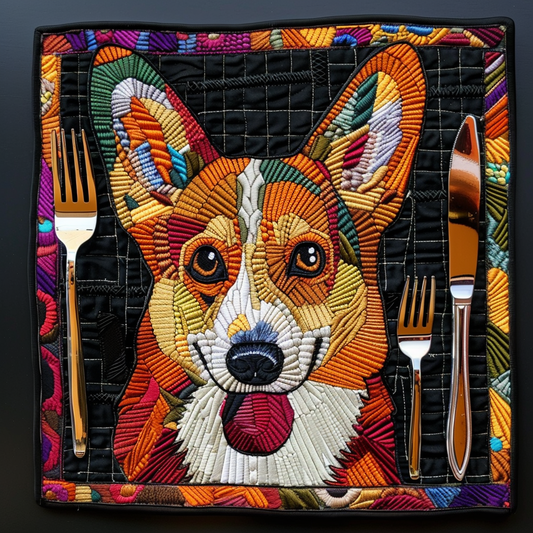 Corgi TAI21052406 Quilted Placemats