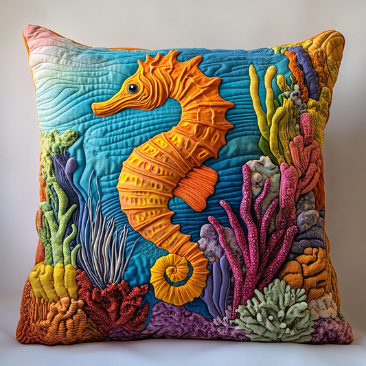 Seahorse DAI110225313 Quilted Pillow Case
