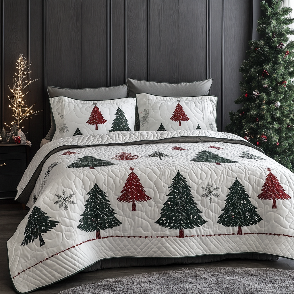 Christmas Tree TAI040924297 Quilt Bedding Set