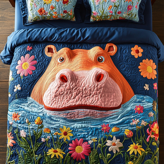 Hippo DAI200125065 Quilt Bedding Set