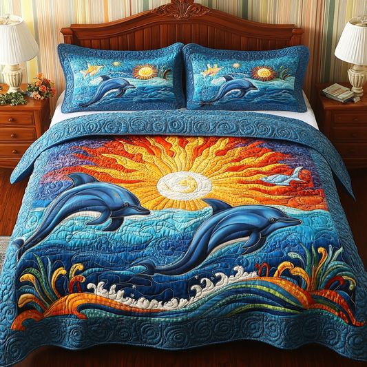 Dolphin DAI190225138 Quilt Bedding Set