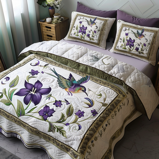 Hummingbird TAI100724043 Quilt Bedding Set