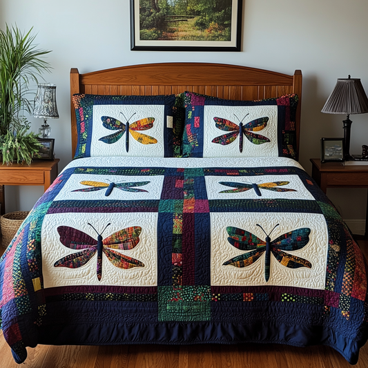 Dragonfly DAI040924052 Quilt Bedding Set