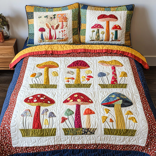 Mushroom DAI051224115 Quilt Bedding Set