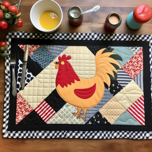 Chicken TAI280224096 Quilted Placemats