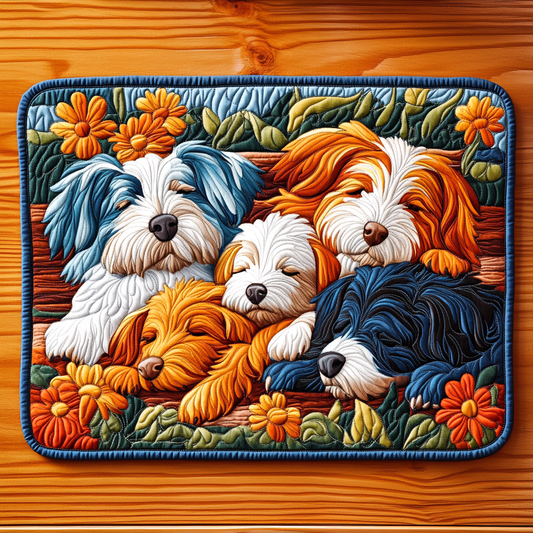 Sleeping Dog DAI090125284 Quilted Placemats