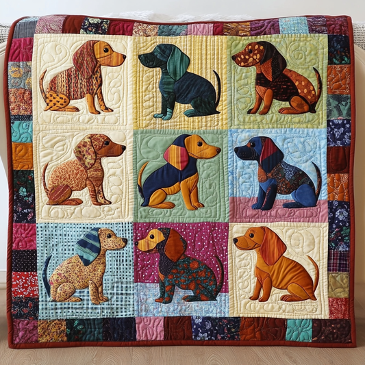 Dachshund DAI190824086 Quilt Blanket