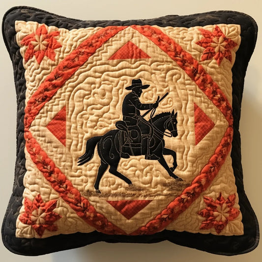 Cowboy TAI060324076 Quilted Pillow Case