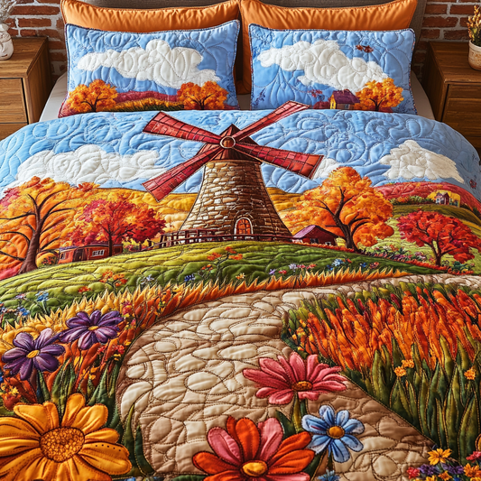 Windmill Field DAI150125284 Quilt Bedding Set