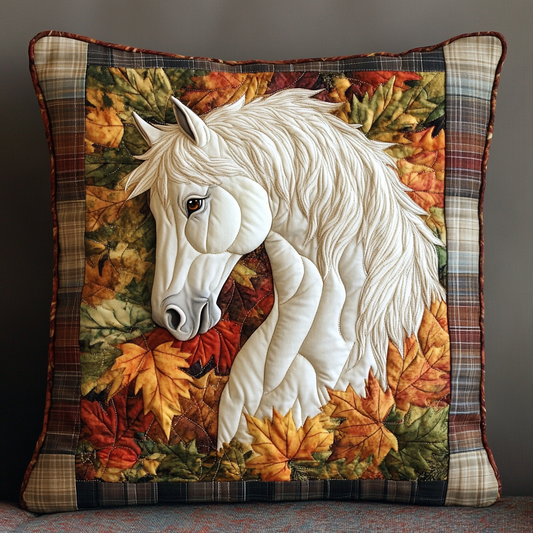 Autumn Horse DAI040225365 Quilted Pillow Case