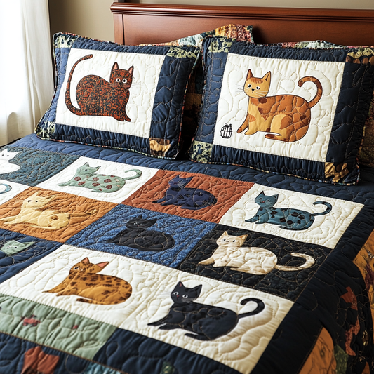 Cat DAI190824281 Quilt Bedding Set