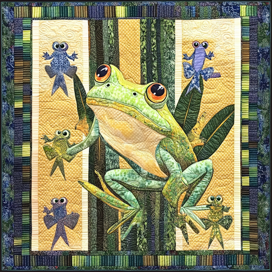 Frog TAI01102453 Quilt Blanket