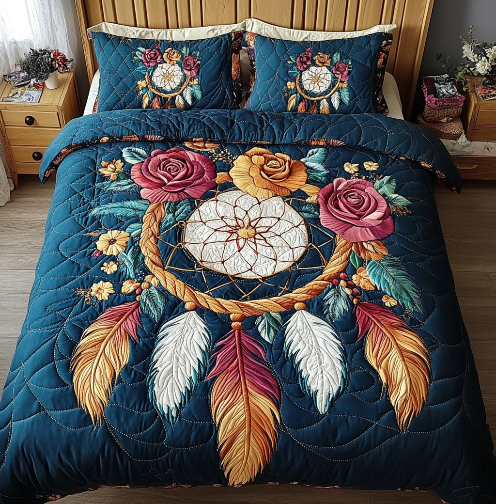 Flower Dreamcatcher DAI200125034 Quilt Bedding Set