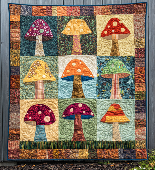Mushroom DAI051224023 Quilt Blanket