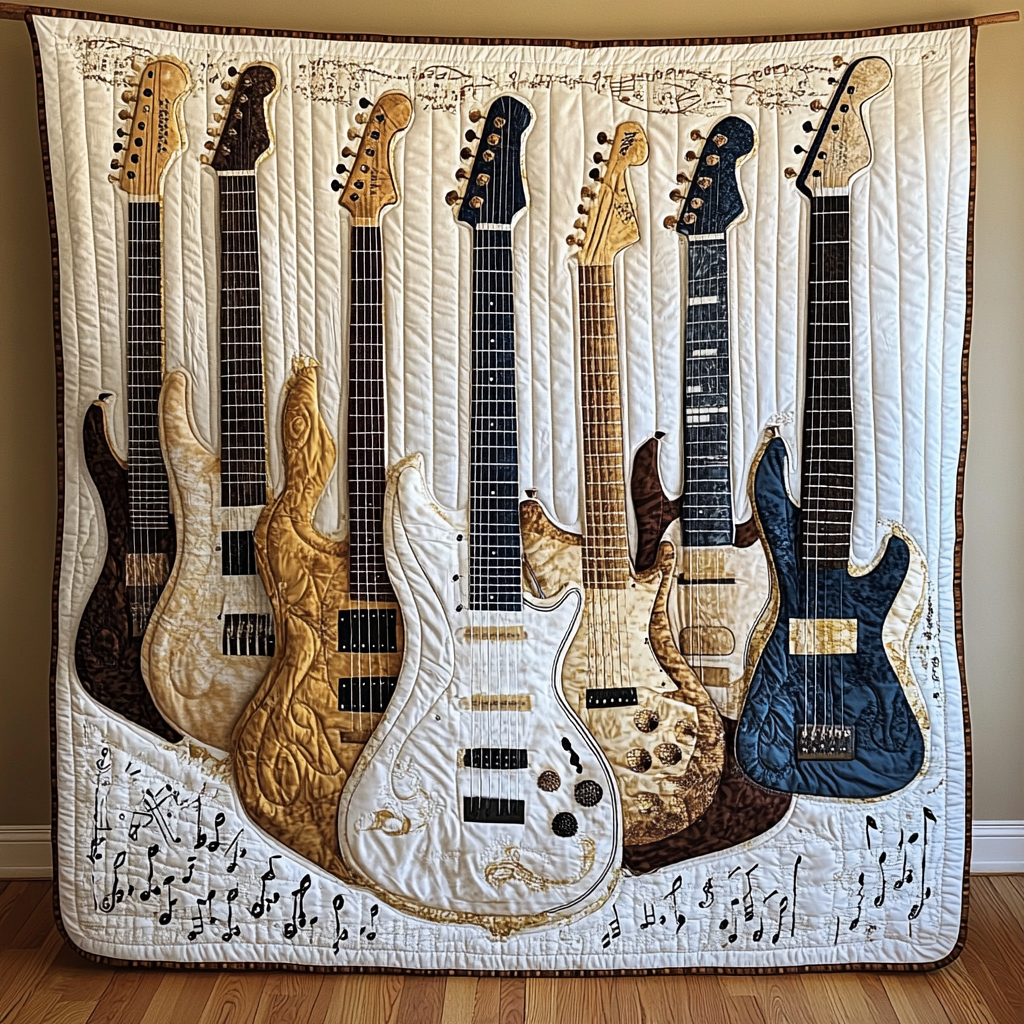 Guitar TAI091024148 Quilt Blanket