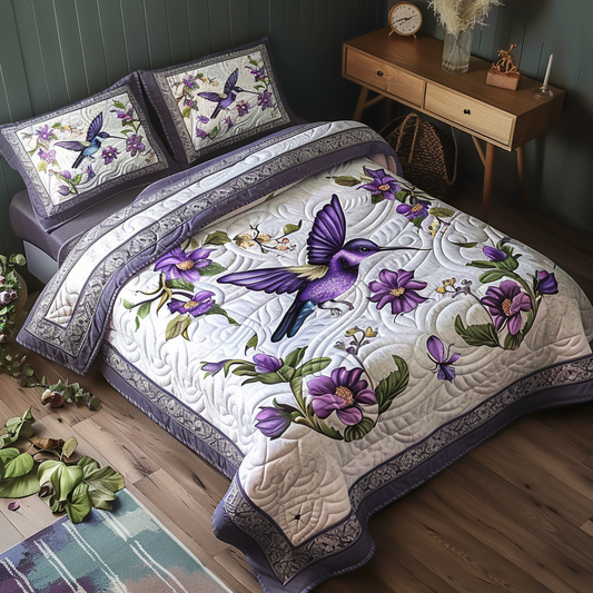 Hummingbird TAI251124022 Quilt Bedding Set