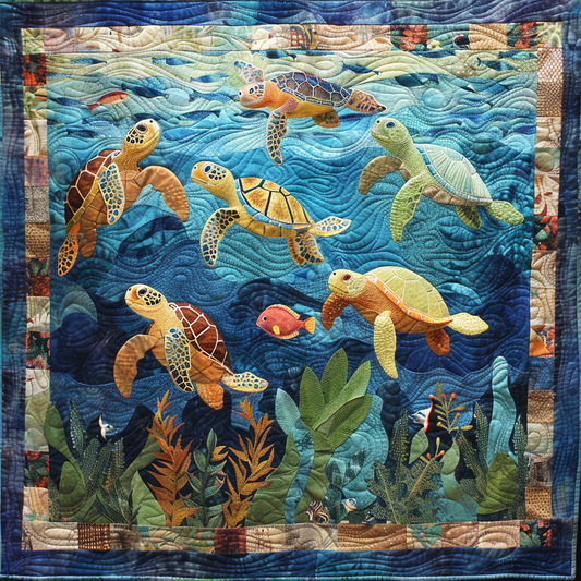 Turtle TAI100724009 Quilt Blanket