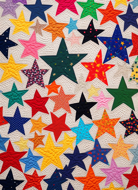 Colorful Star BL11112309 Quilt Blanket