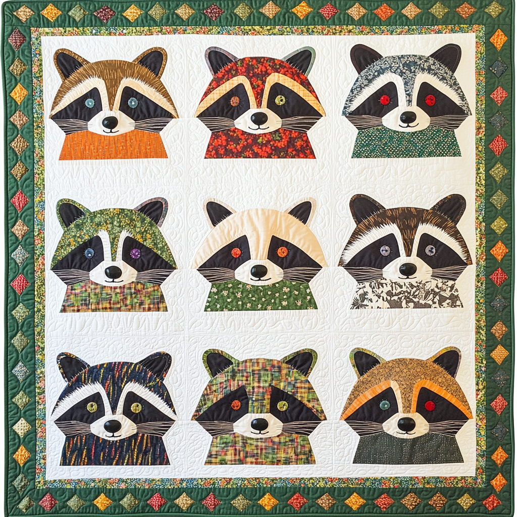 Raccoon DAI25102460 Quilt Blanket