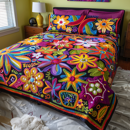 Floral Garden TAI251124128 Quilt Bedding Set