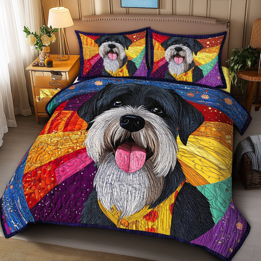 Schnauzer TAI181024386 Quilt Bedding Set