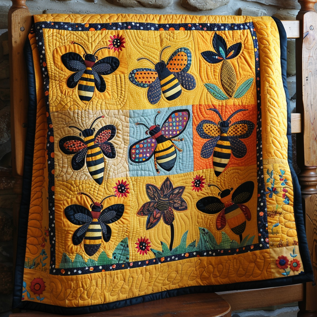 Bee TAI010824067 Quilt Blanket