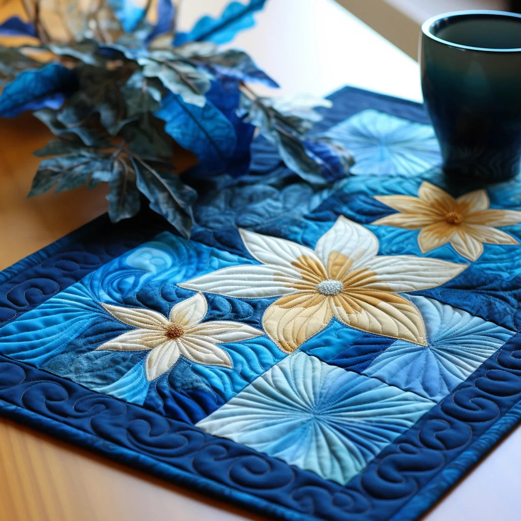 Flower TAI13122367 Quilted Placemats