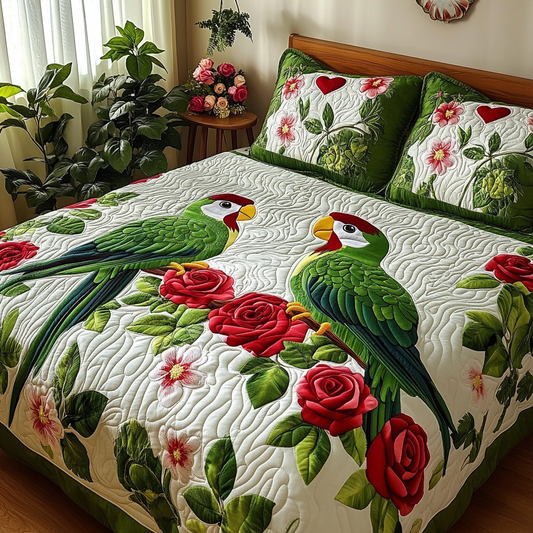 Parrot DAI150125277 Quilt Bedding Set