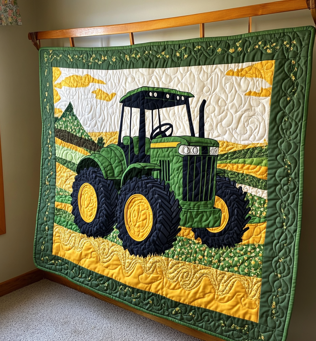 Farm Tractor DAI221024194 Quilt Blanket