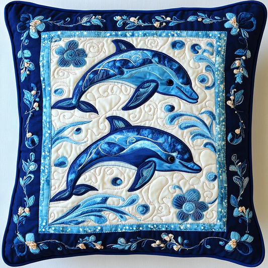 Dolphin DAI230924170 Quilted Pillow Case