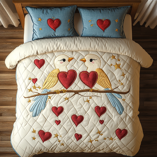 Love Bird DAI150125182 Quilt Bedding Set