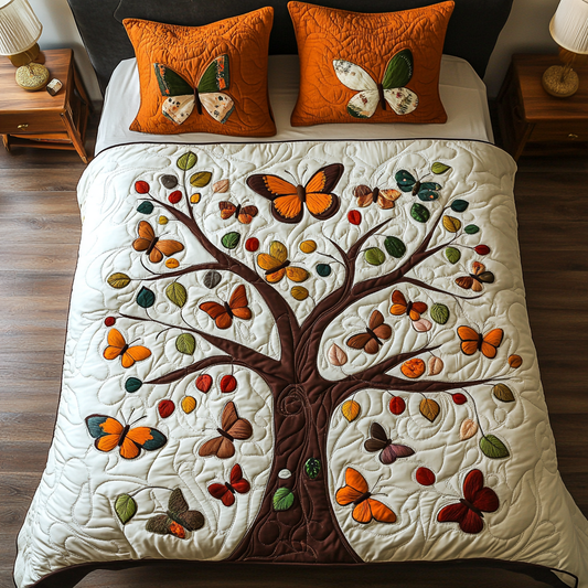 Butterfly Tree Of Life DAI150125253 Quilt Bedding Set