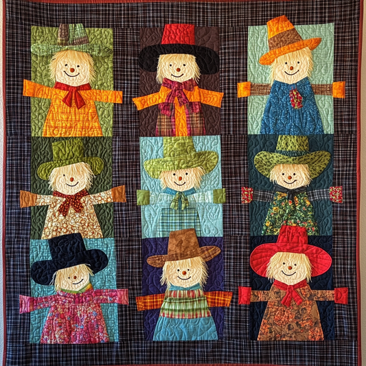 Autumn Scarecrow DAI221024157 Quilt Blanket