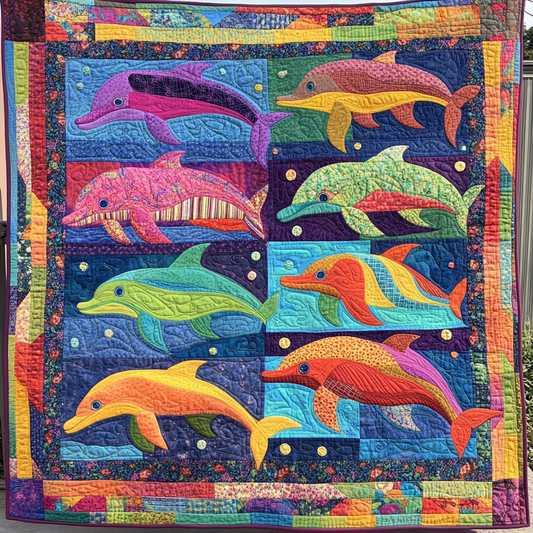 Dolphin DAI190225031 Quilt Blanket