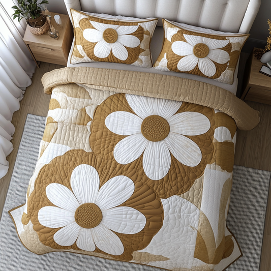 Flower TAI181024308 Quilt Bedding Set