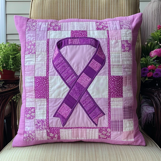 Breast Cancer Ribbon DAI040225330 Quilted Pillow Case