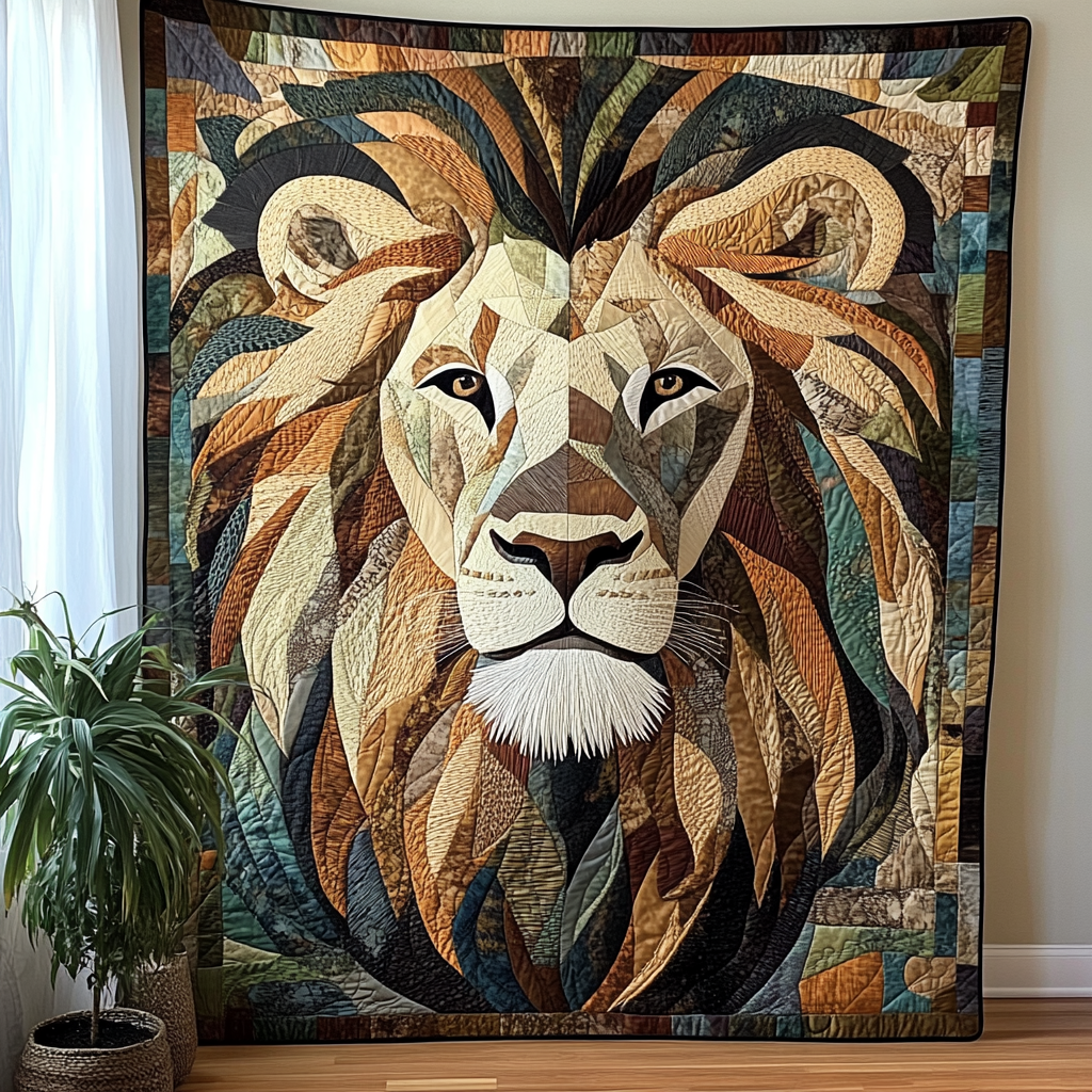 Lion TAI121024073 Quilt Blanket