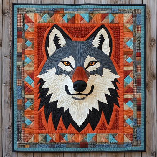 Native American Wolf DAI090924106 Quilt Blanket