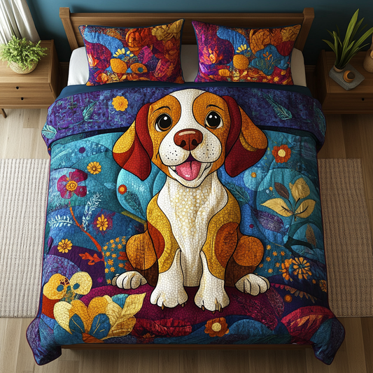 Beagle TAI181024298 Quilt Bedding Set