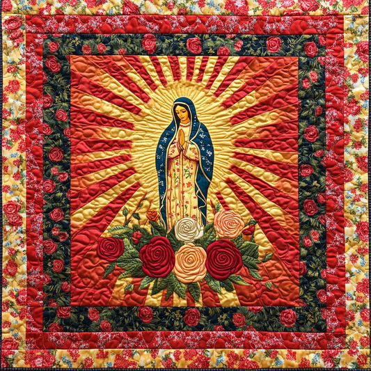 Mother Mary Rose DAI111124540 Quilt Blanket