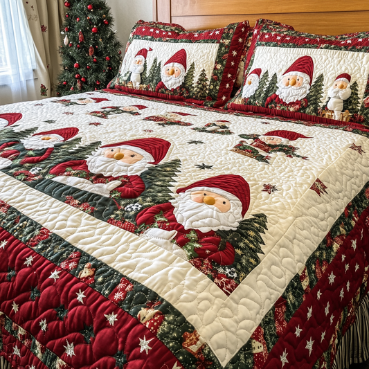 Christmas Gnome TAI181024081 Quilt Bedding Set