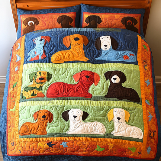 Sleeping Dog DAI301224279 Quilt Bedding Set