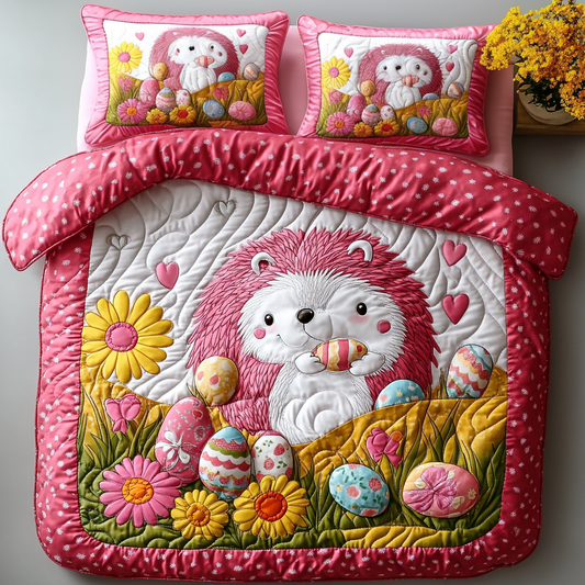 Easter Hedgehog DAI090125099 Quilt Bedding Set