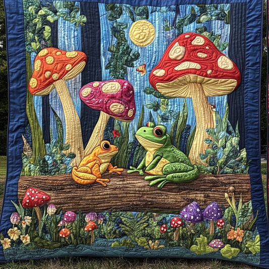 Frog Garden DAI200125221 Quilt Blanket