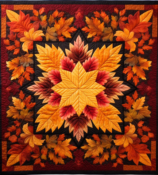 Autumn Leaves BL91123112 Quilt Blanket