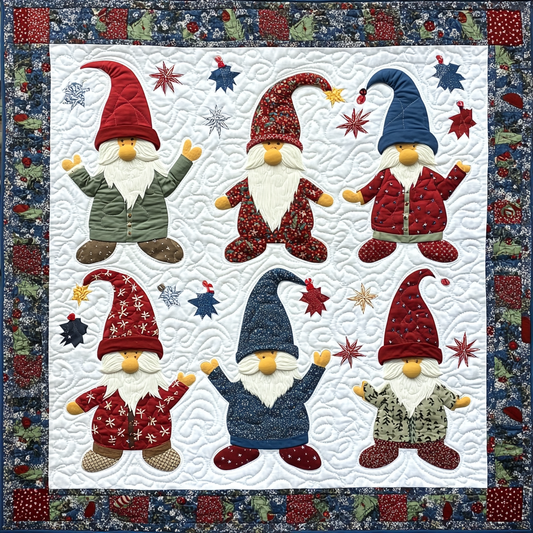 Christmas Gnome TAI260924052 Quilt Blanket