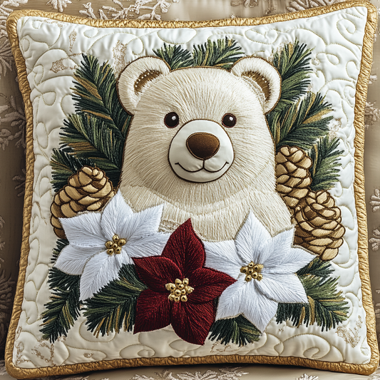 Bear TAI201124446 Quilted Pillow Case